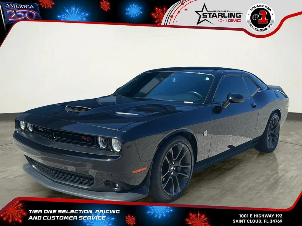Used 2021 Black Dodge R/T Scat Pack image 1