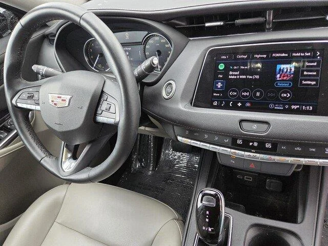 Used 2023 Stellar Black Metallic Cadillac FWD Luxury image 30