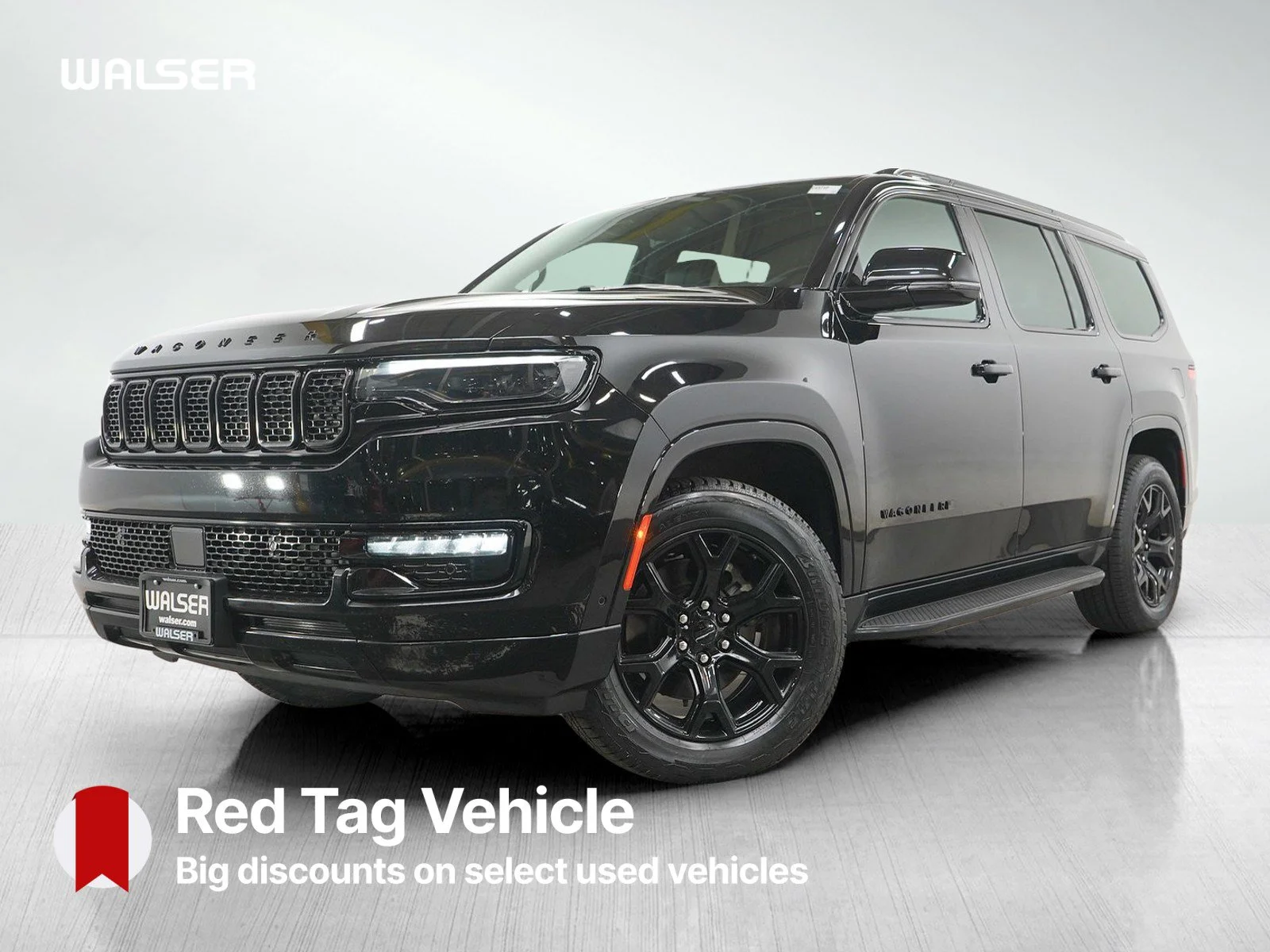 Used 2024 Diamond Black Crystal Pearlcoat Jeep Series II image 1