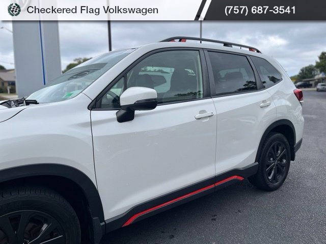 Used 2021 Crystal White Pearl Subaru Sport image 3