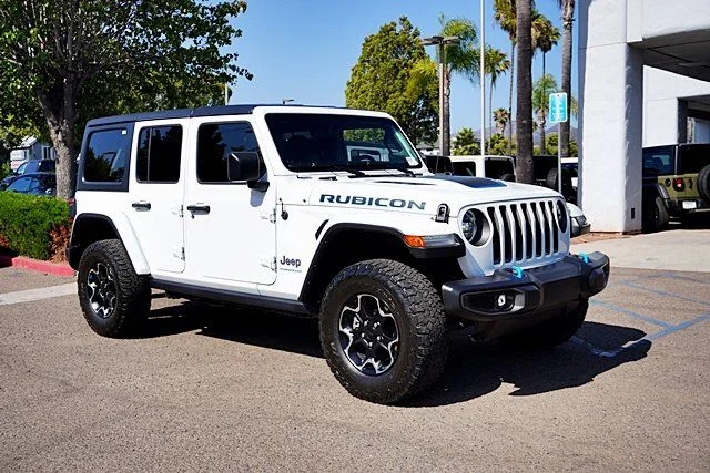 Used 2023 White Jeep Rubicon 4xe image 5