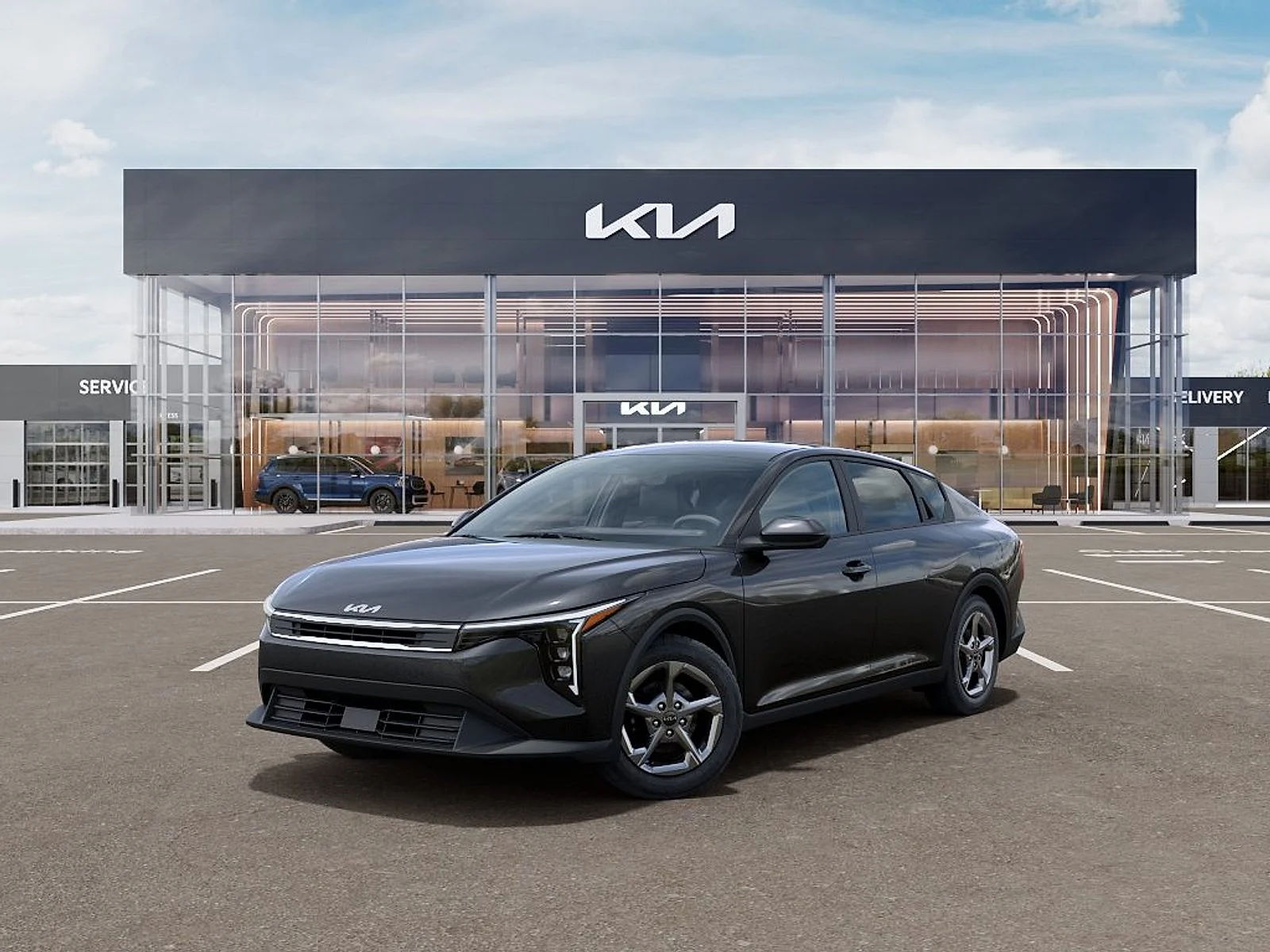 New 2026 Gray Kia LXS image 1