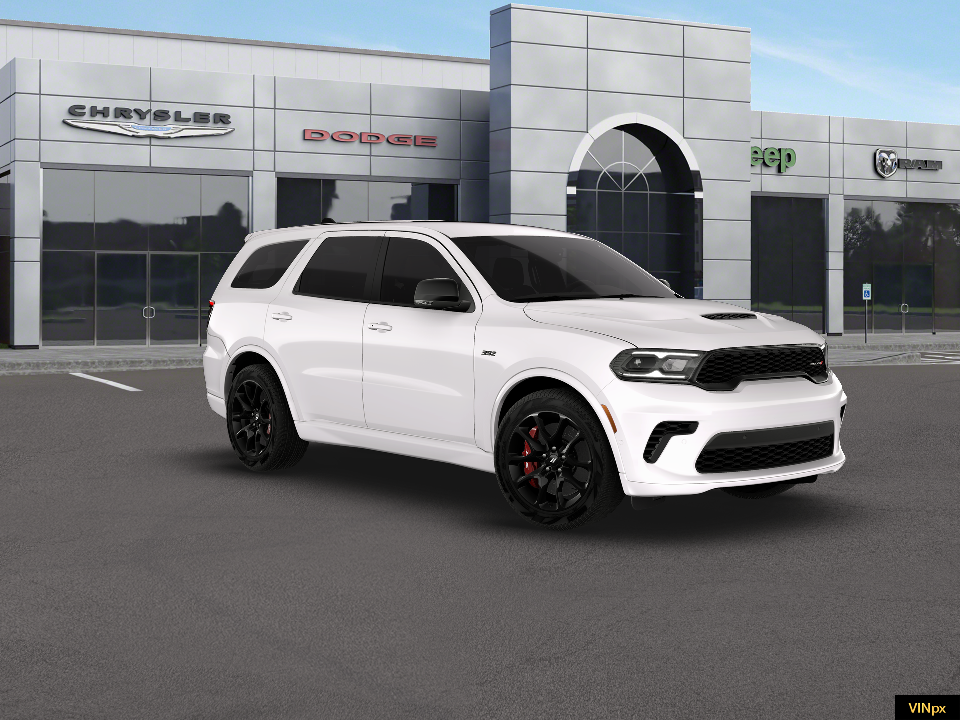 New 2026 White Knuckle Clear-Coat Exterior Paint Dodge R/T 392 AWD image 11