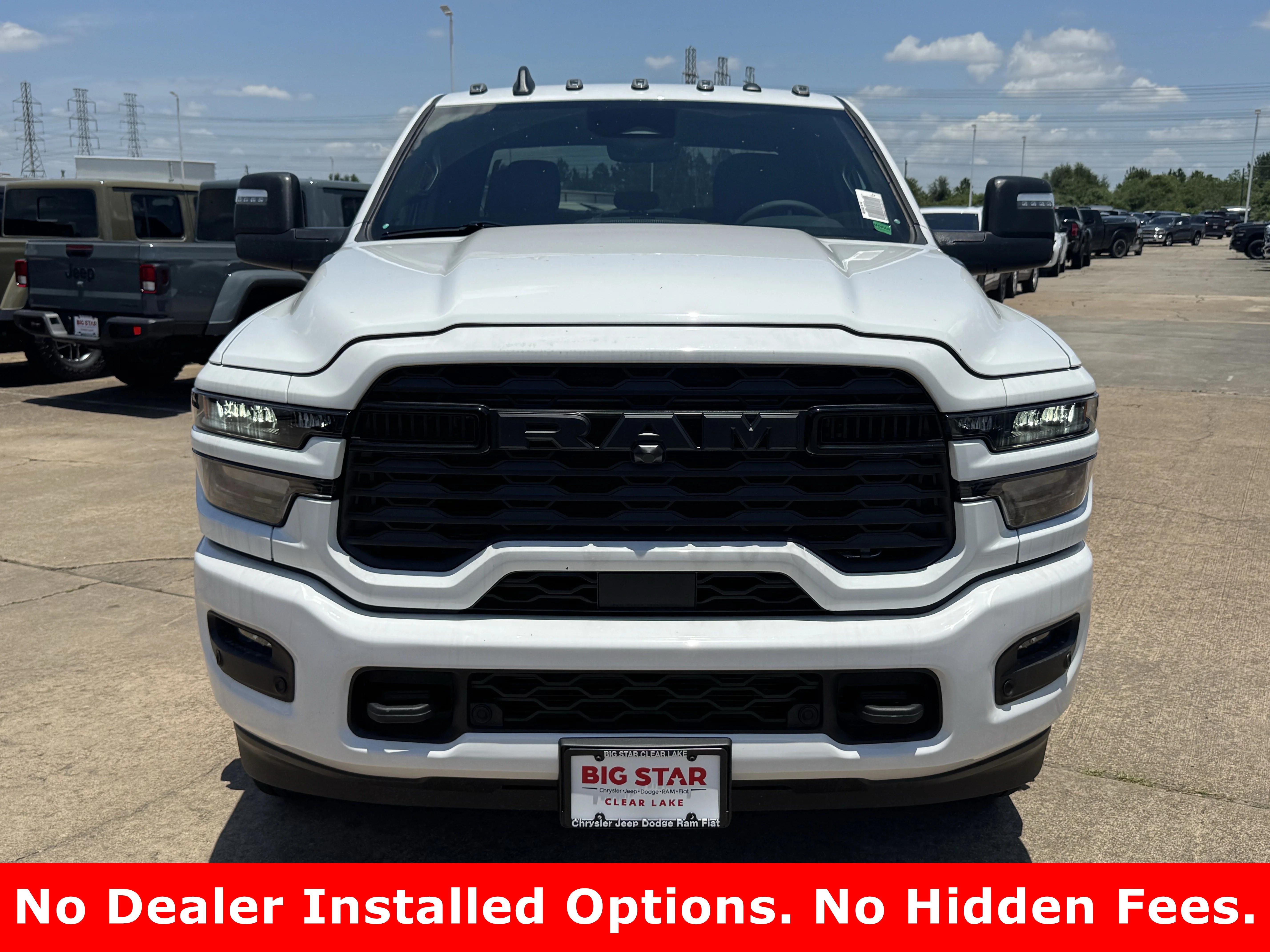 New 2026 Bright White Clearcoat Ram Lone Star image 3