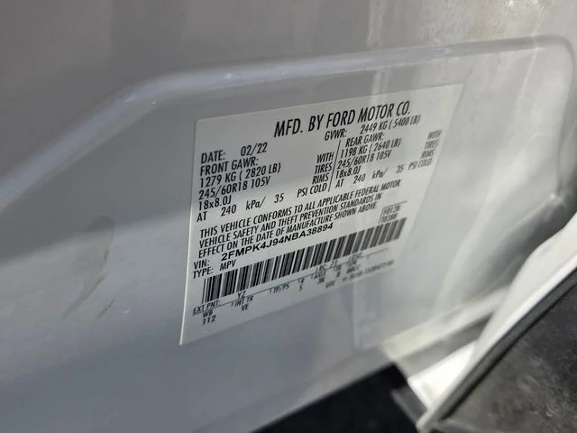 Used 2022 White Ford SEL image 17
