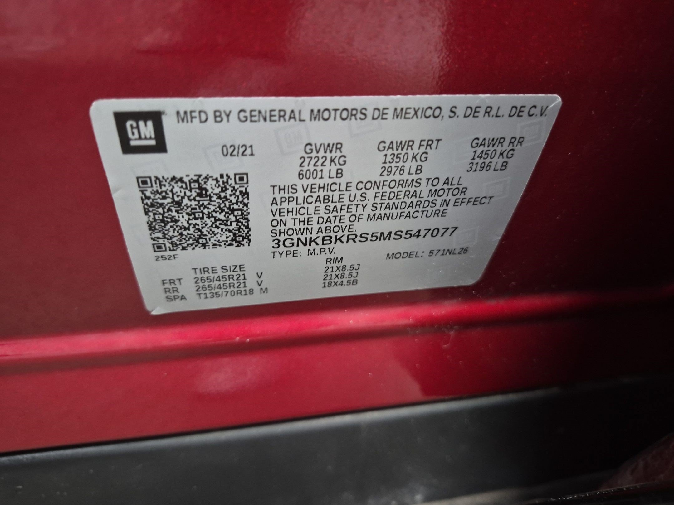 Used 2021 Cherry Red Tintcoat Chevrolet RS image 35