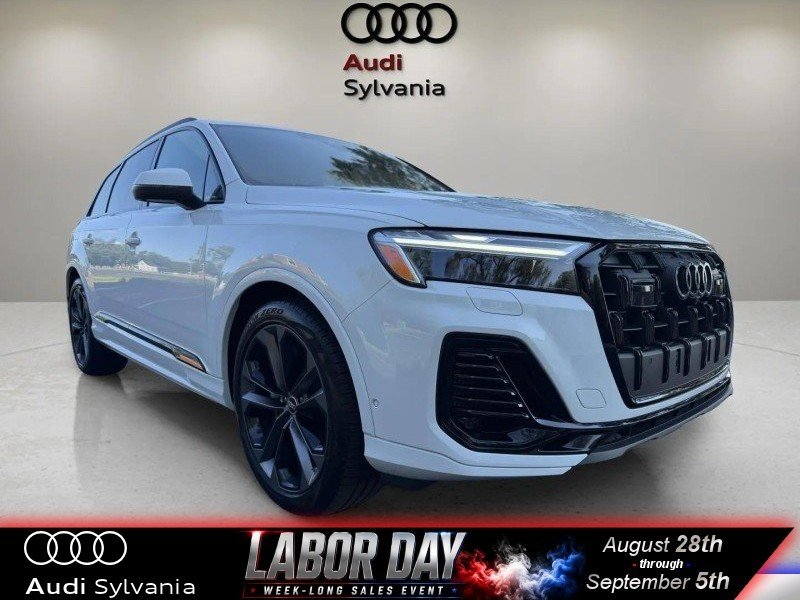 Certified Used 2025 Glacier White Metallic Audi Premium Plus image 1