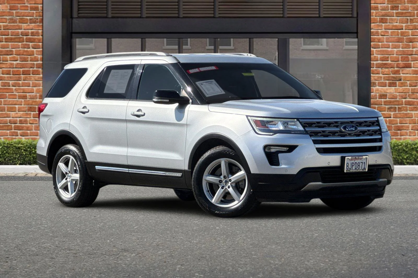 Used 2018 Ford Explorer XLT with VIN 1FM5K7D84JGA19891 for sale in Porterville, CA