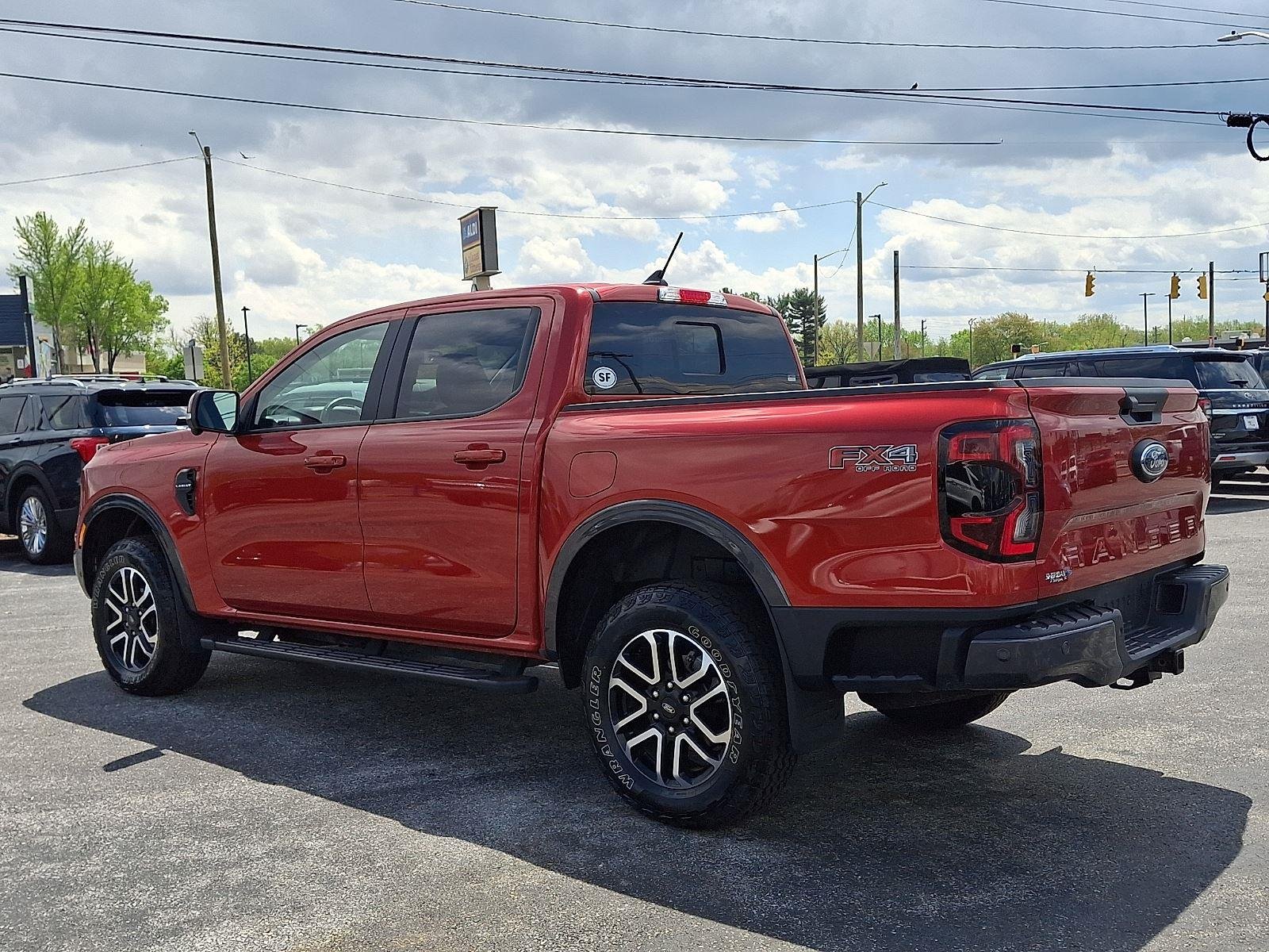 Certified Used 2024 Hot Pepper Red Tinted Clearcoat Ford LARIAT image 4