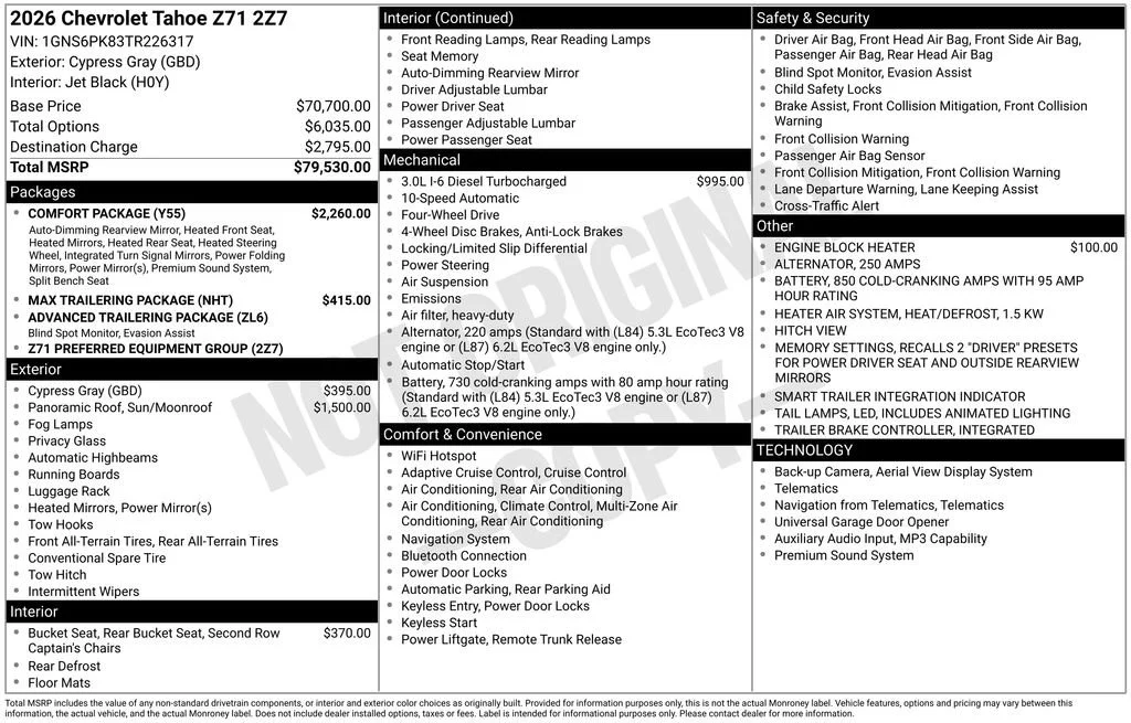 Certified Used 2026 Cypress Gray Chevrolet Z71 image 41