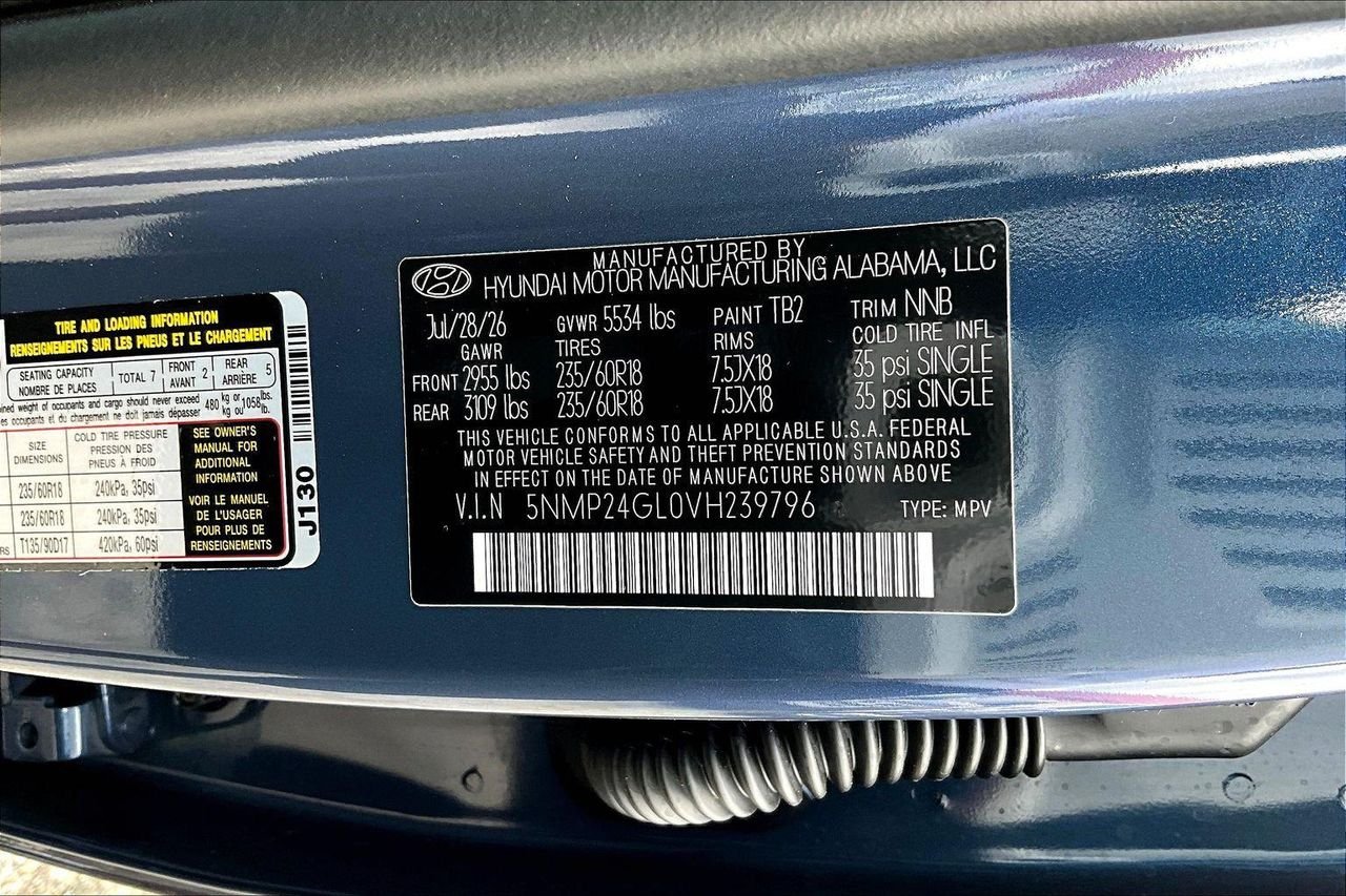 New 2027 Blue Hyundai SEL FWD image 23
