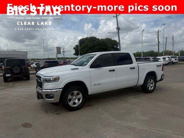 Used 2025 Bright White Clearcoat Ram Lone Star image 1
