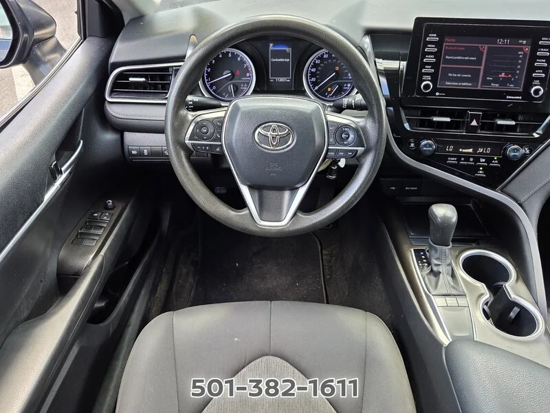 Used 2022 Midnight Black Metallic TOYOTA LE AUTO image 11