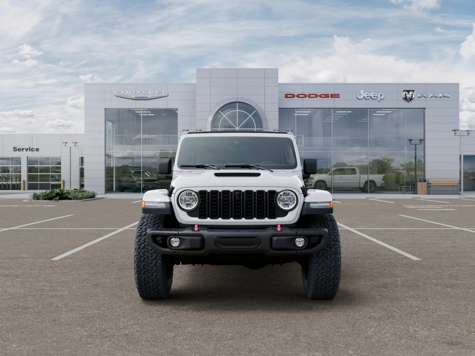New 2027 Bright White Clear-Coat Paint Jeep Rubicon X image 34