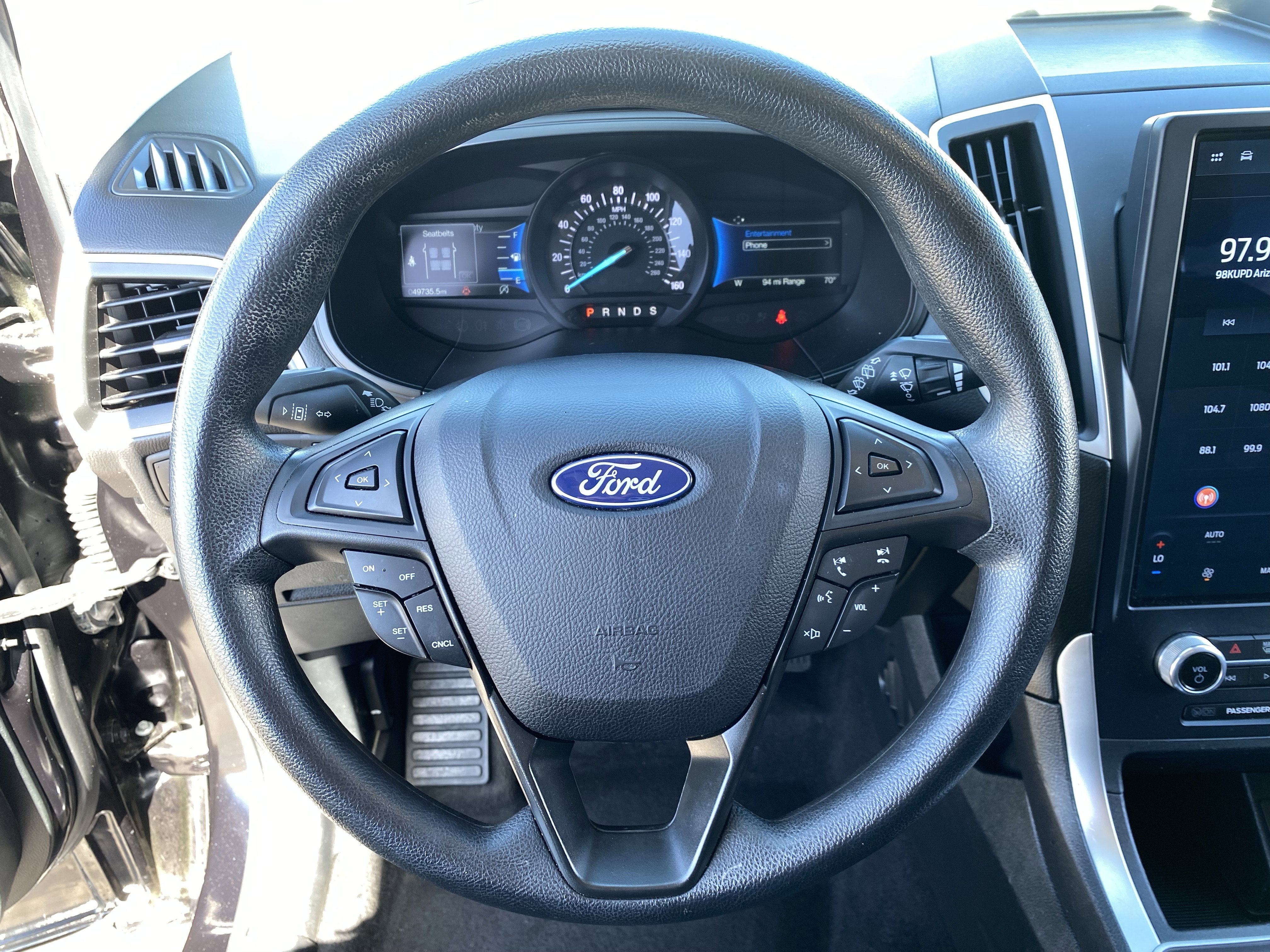 Used 2023 Agate Black Metallic Ford SE image 26