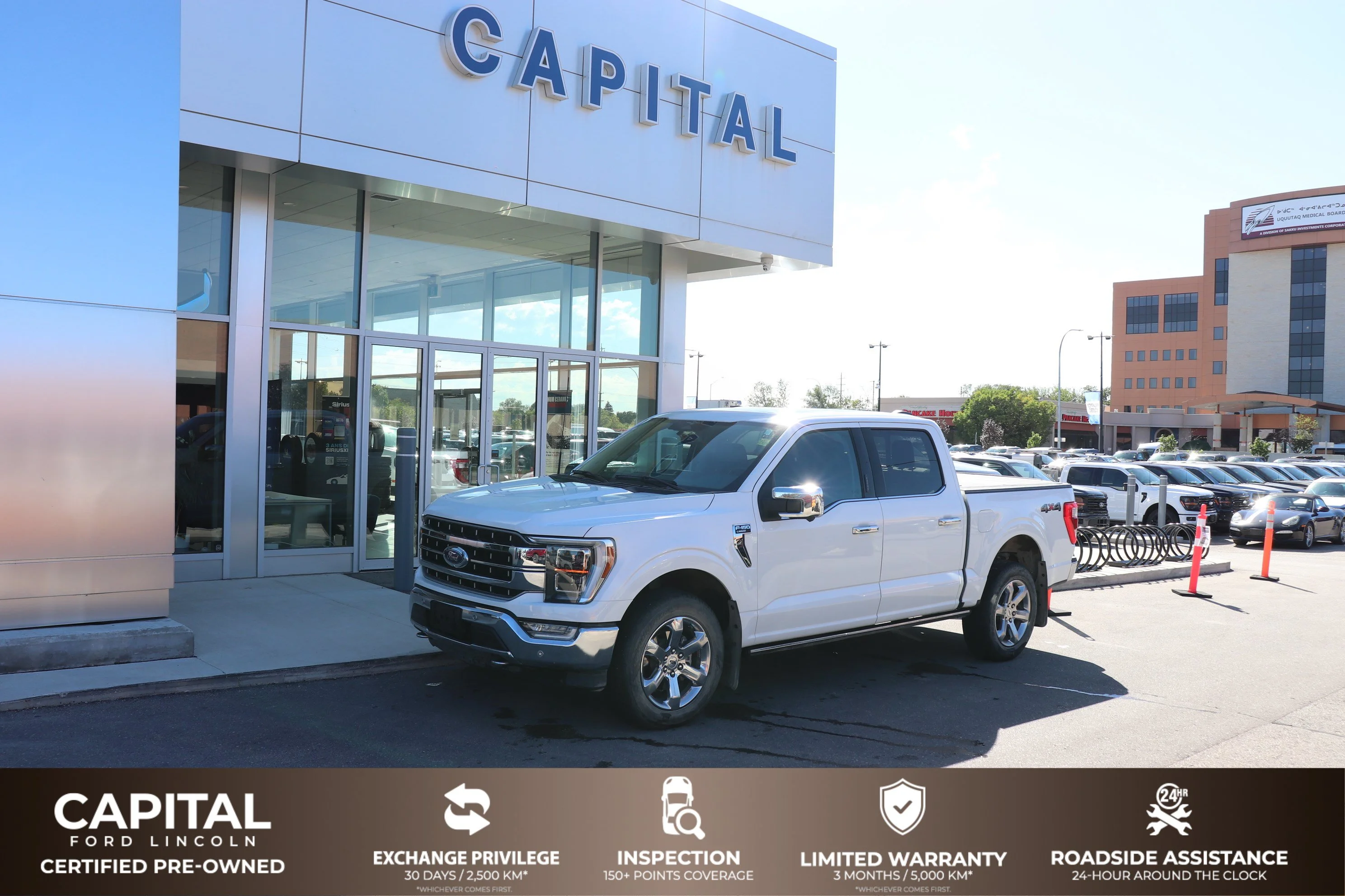 Used 2023 White Ford XL 4WD SuperCrew 5.5
