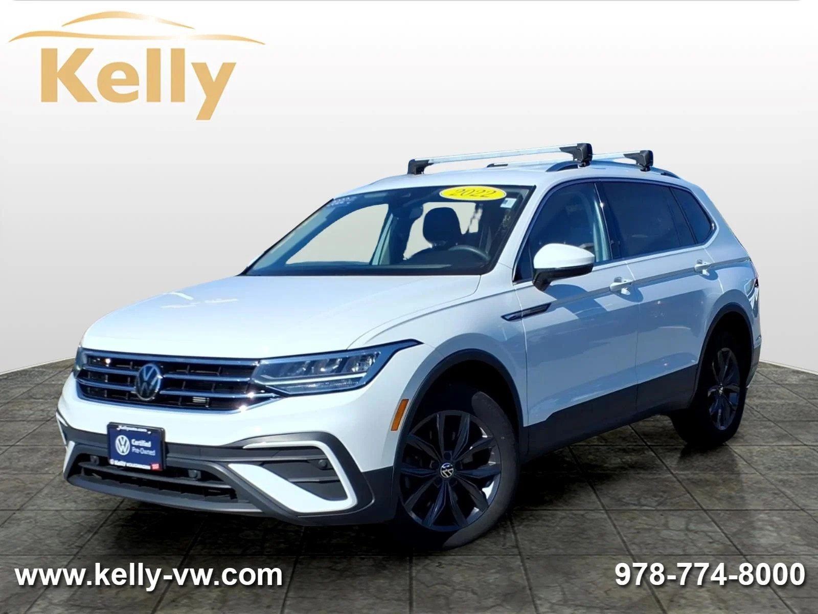Certified Used 2022 Pure White Volkswagen SE image 1