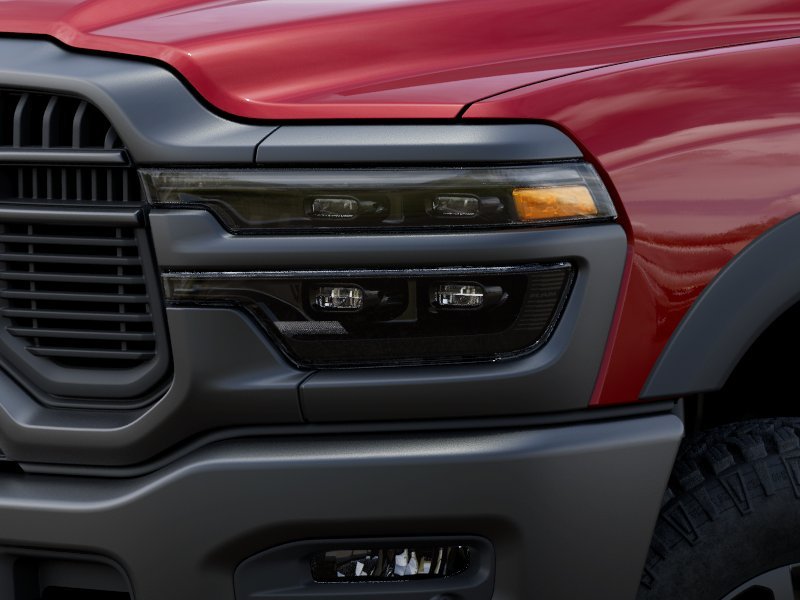 New 2026 Molten Red Pearl-Coat Exterior Paint RAM POWER WAGON image 6