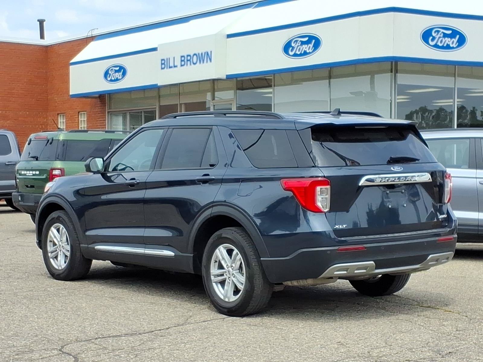 Used 2024 Stone Blue Metallic Ford XLT image 2