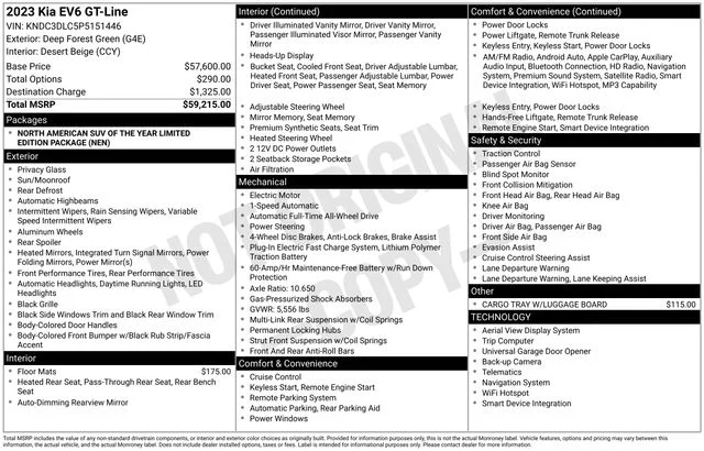Used 2023 Green Kia GT-Line image 2