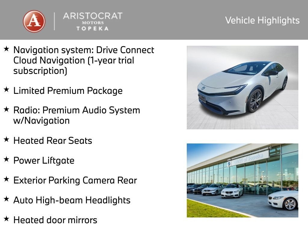 Used 2024 Toyota Prius Limited with VIN JTDADABU6R3017962 for sale in Kansas City