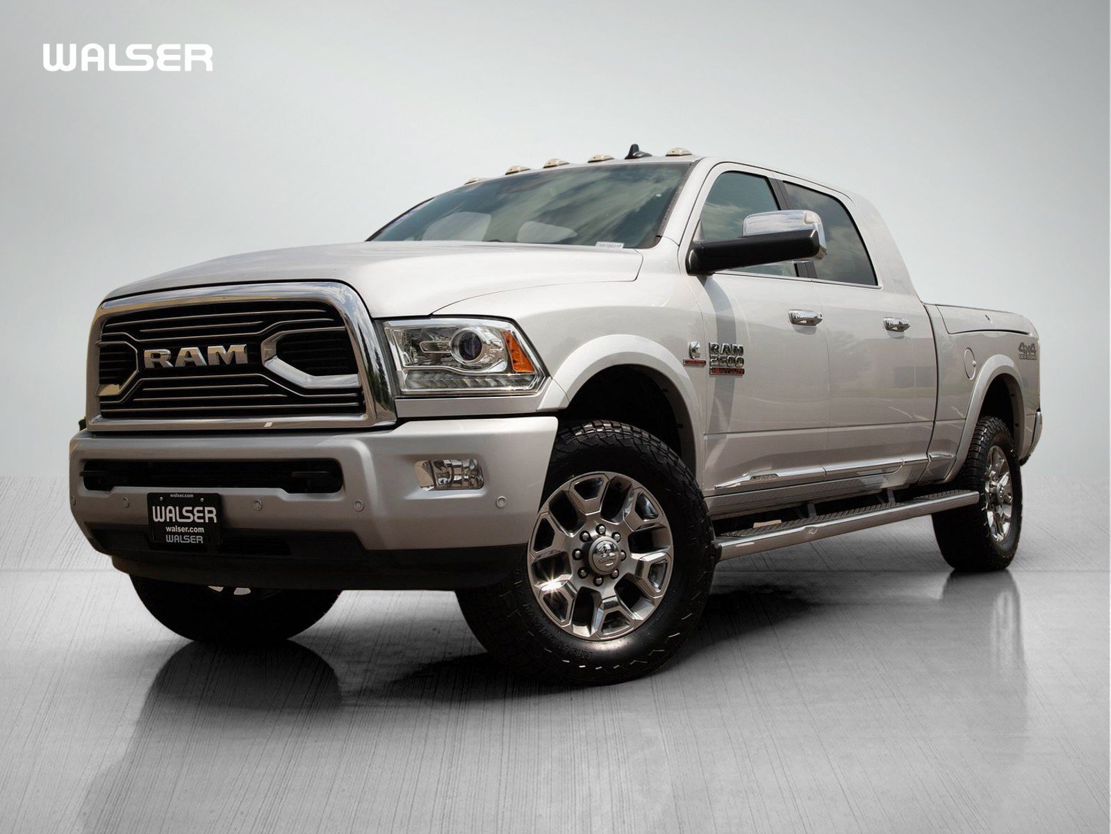 Used 2017 Bright Silver Clearcoat Metallic Ram Laramie Longhorn image 1