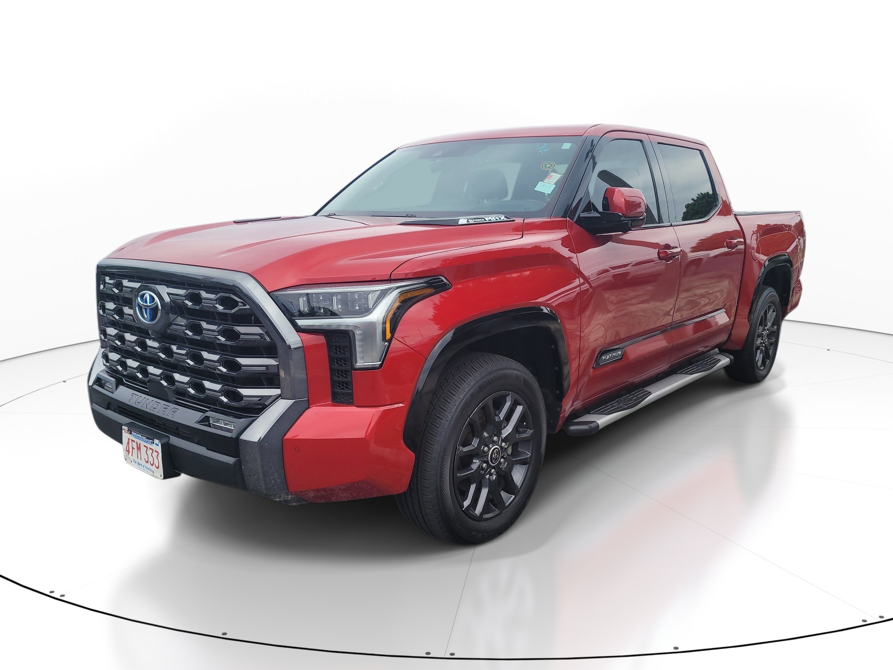 Used 2023 Red Toyota Platinum Hybrid image 3