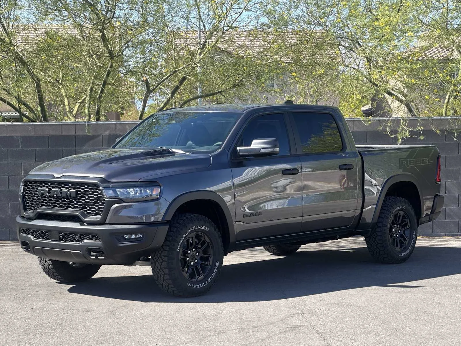 New 2026 Granite Crystal Metallic Clear-Coat Exterior Paint RAM Rebel image 4