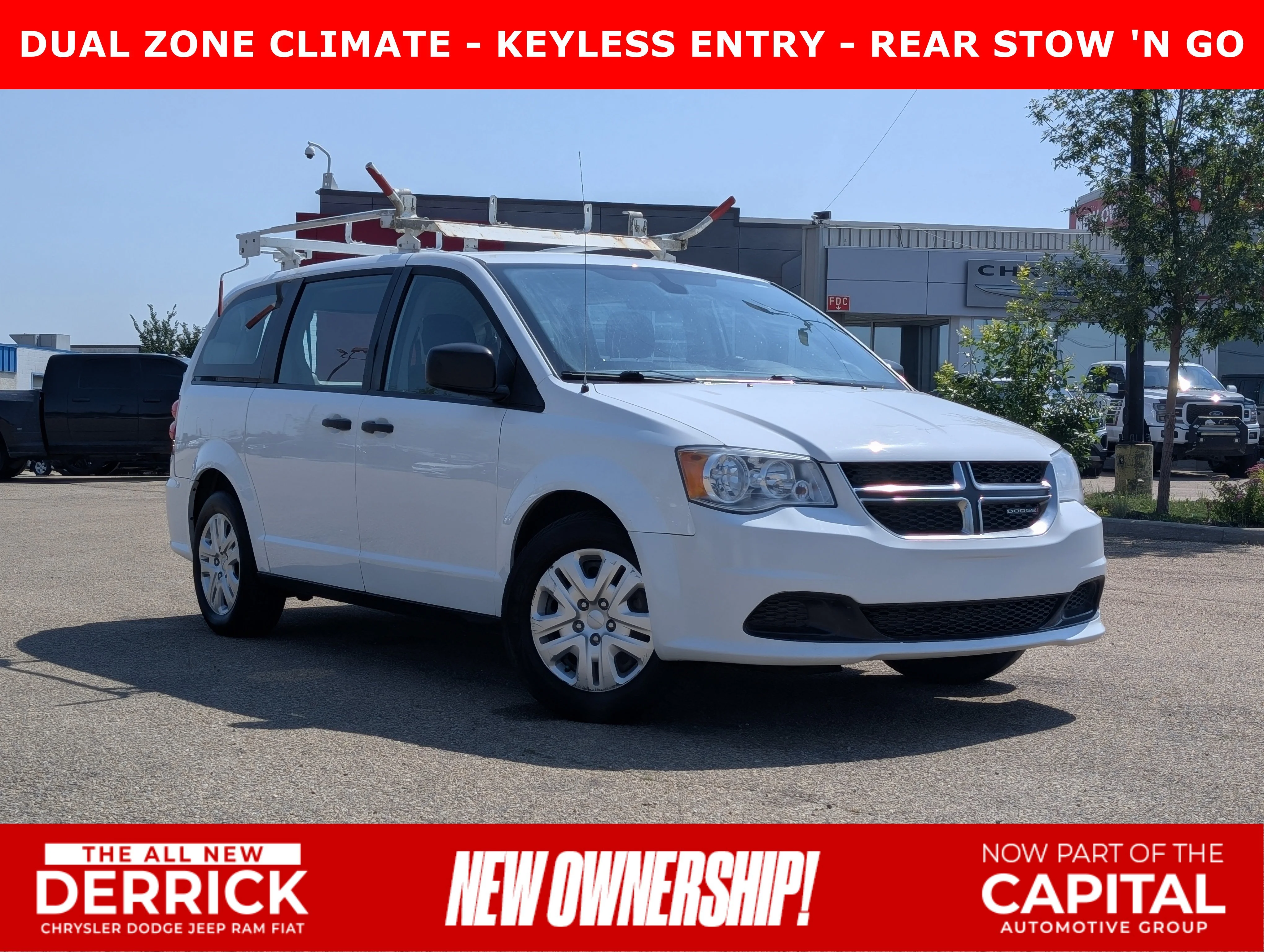 Used 2019 Bright White Dodge Canada Value Package image 1