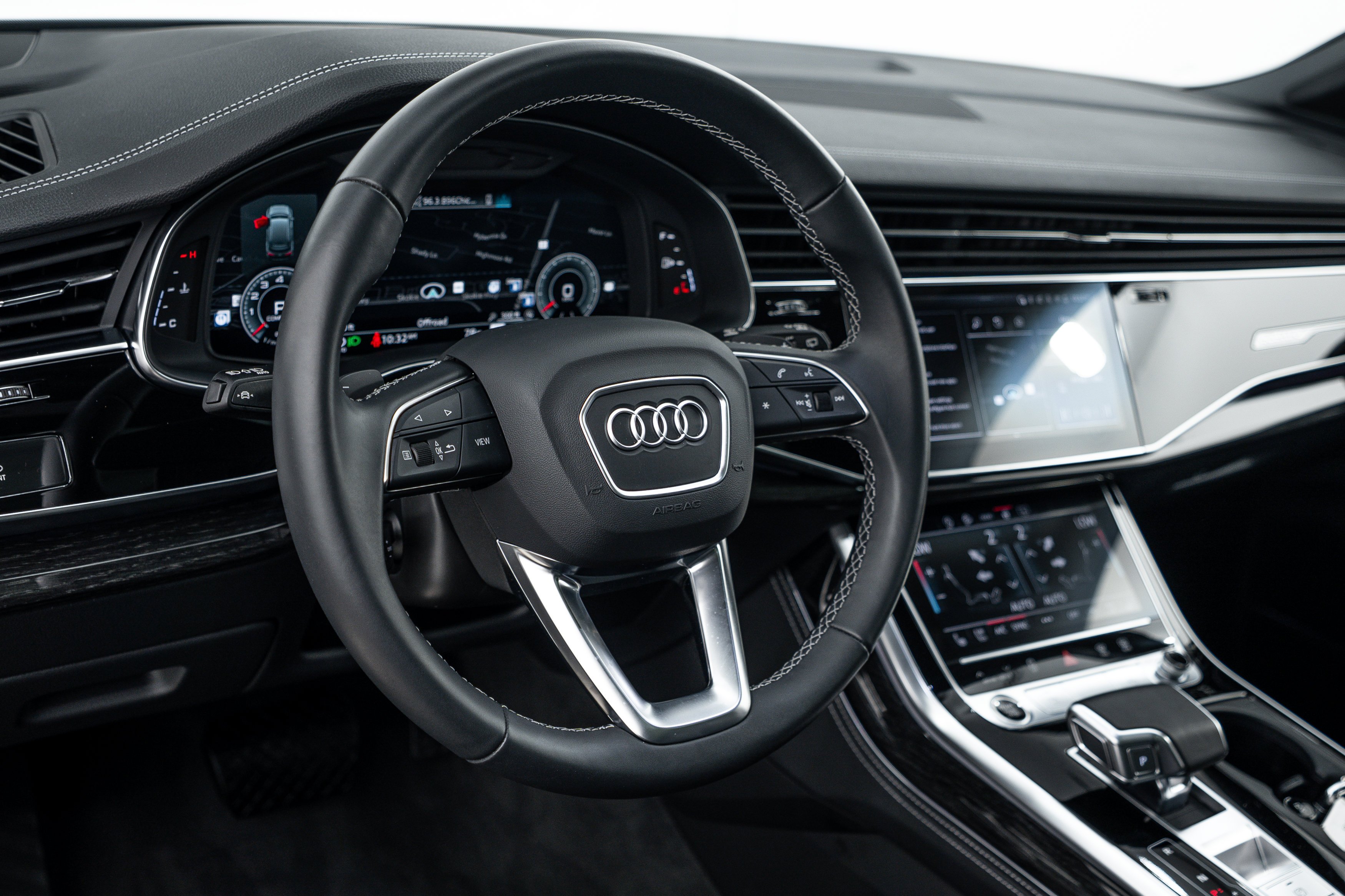 Used 2026 Glacier White Metallic Audi Premium Plus image 9
