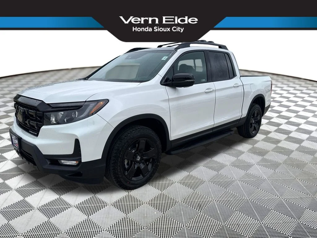 New 2026 Platinum White Pearl Honda Black Edition Two-Tone image 1