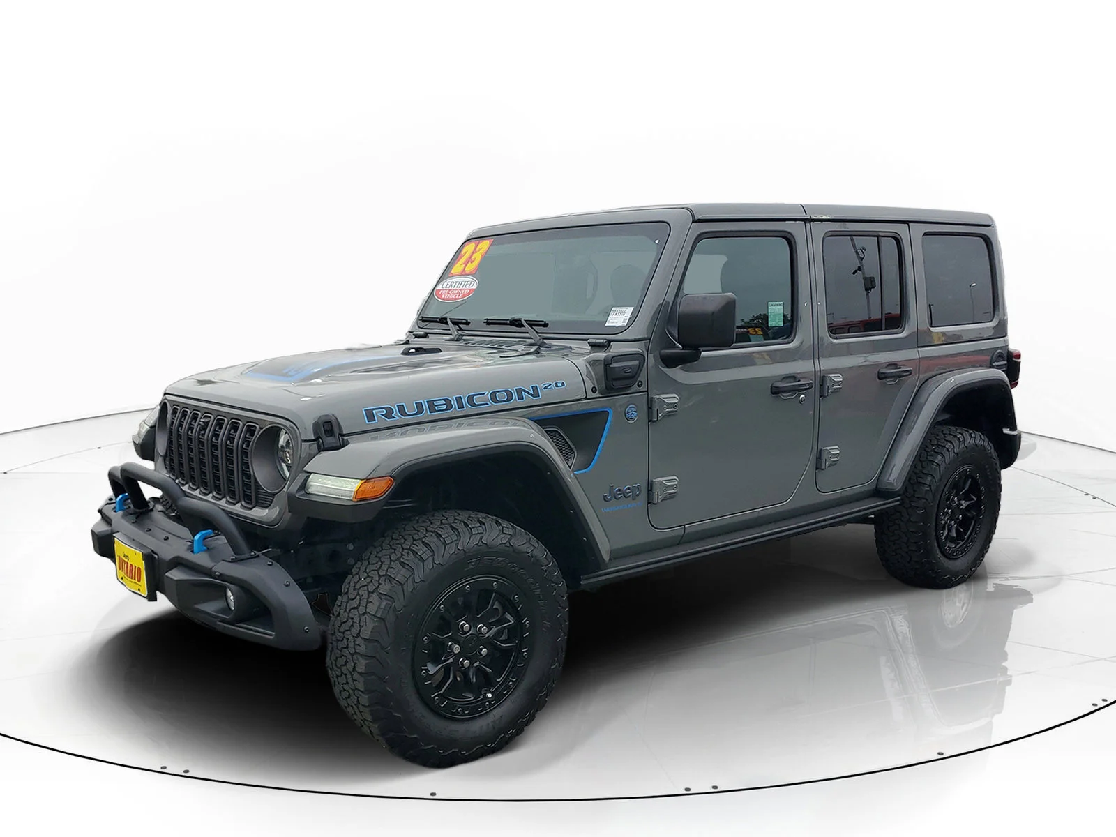 Certified Used 2023 Gray Jeep Rubicon 20th Anniversary Edition 4xe image 8