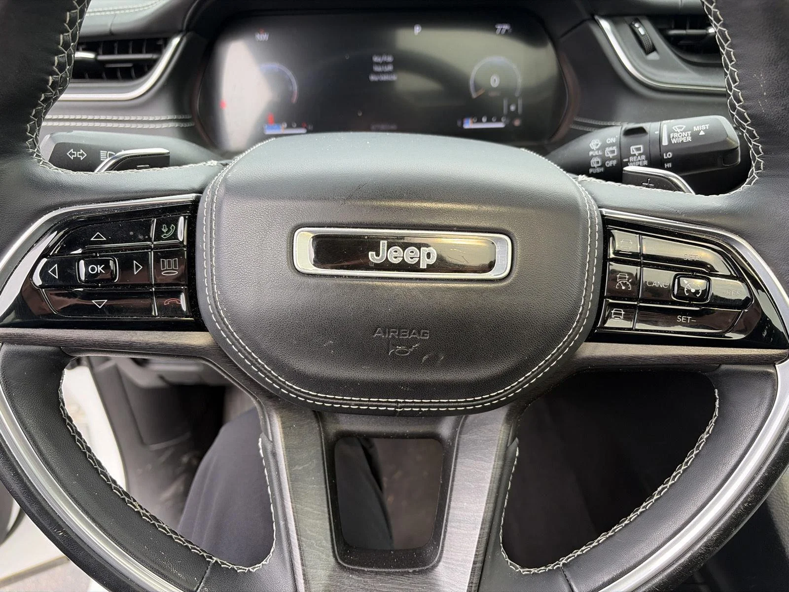 Used 2021 Bright White Clearcoat Jeep Overland image 19