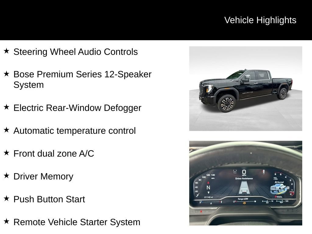 Used 2025 Onyx Black GMC Denali Ultimate image 17