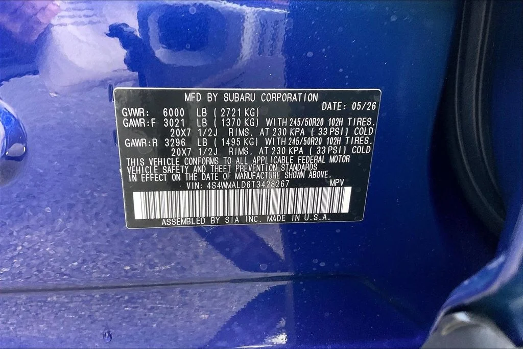 New 2026 SAPPHIRE BLUE PEARL Subaru Onyx Edition Touring 7-Passenger image 13
