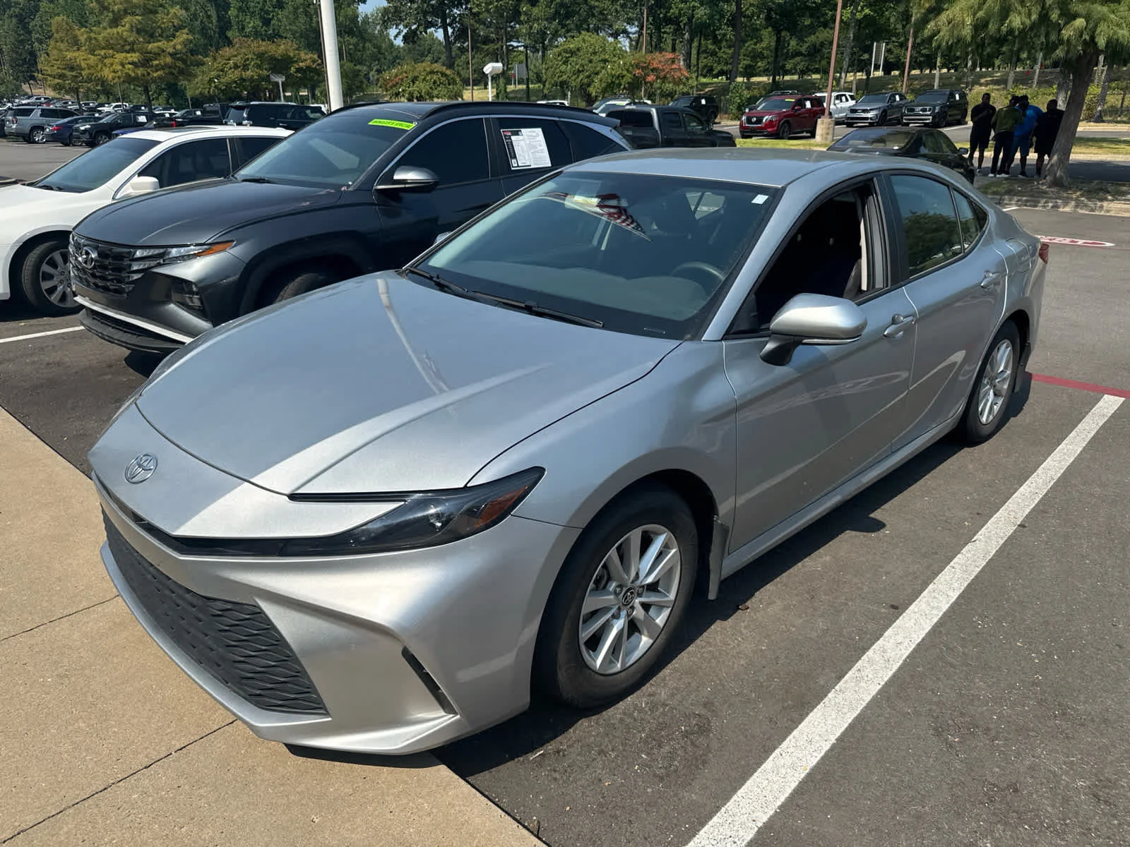 Used 2025 Celestial Silver Metallic Toyota LE image 2