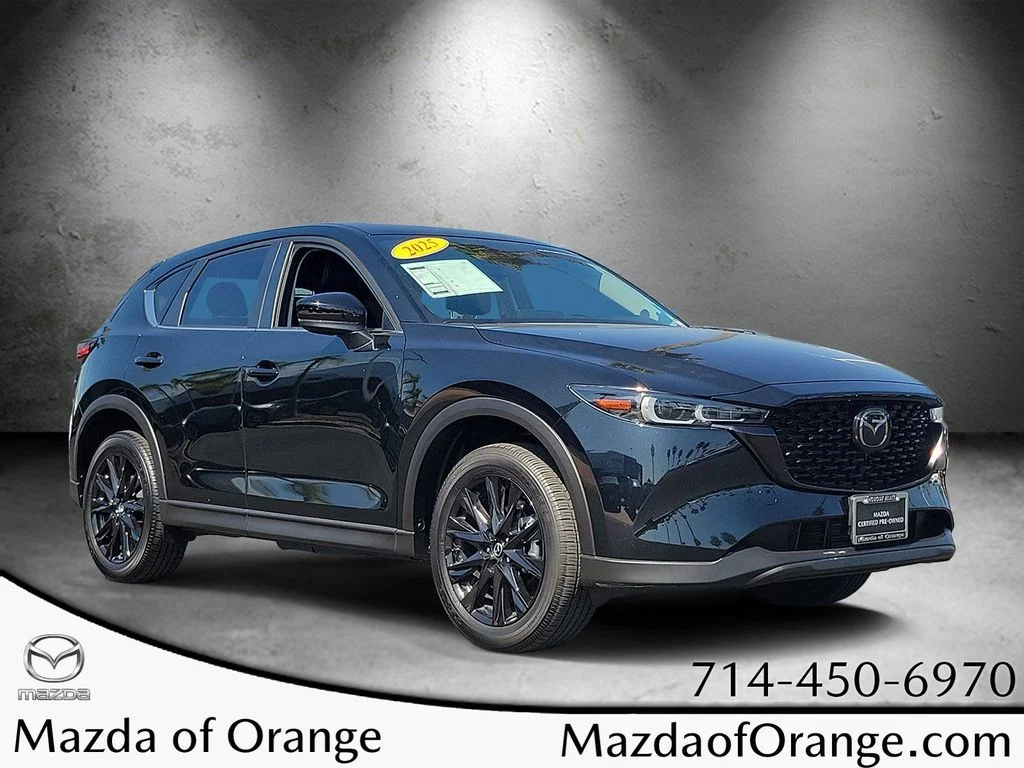 Certified Used 2025 Jet Black Mazda 2.5 S Carbon Edition image 1