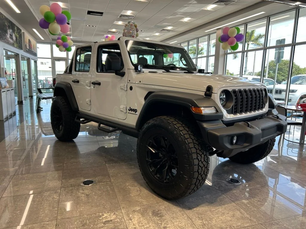 New 2026 Bright White Clearcoat Jeep Sport image 2