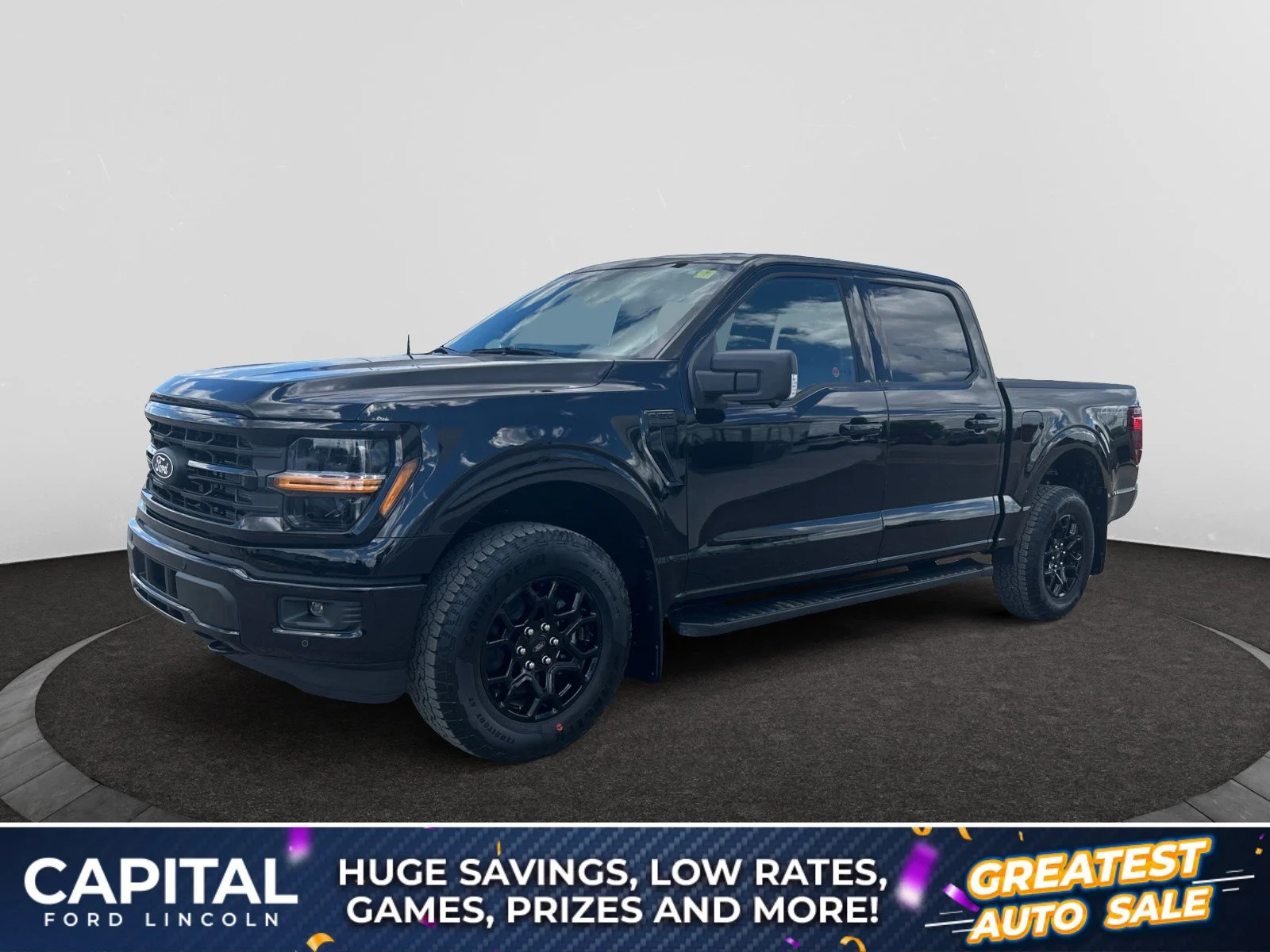 New 2026 Agate Black Metallic Ford XLT image 1