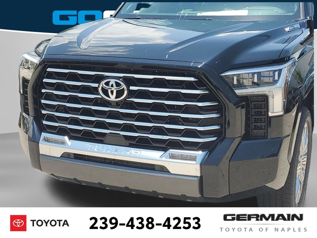 New 2026 Midnight Black Metallic Toyota Tundra Capstone image 12