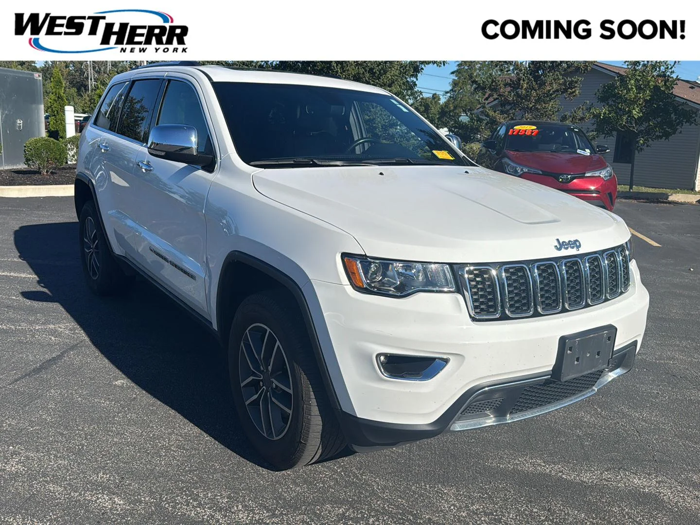 Used 2022 Bright White Clearcoat Jeep Limited image 1