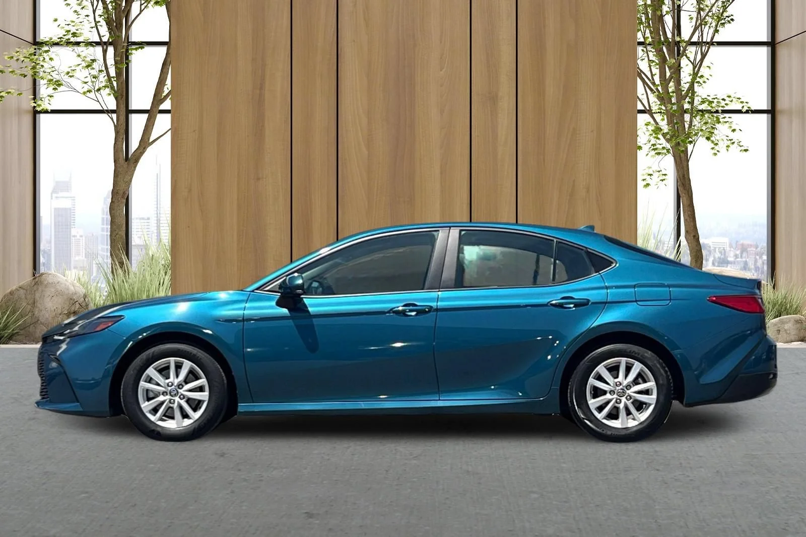 Used 2025 Blue Toyota LE image 7