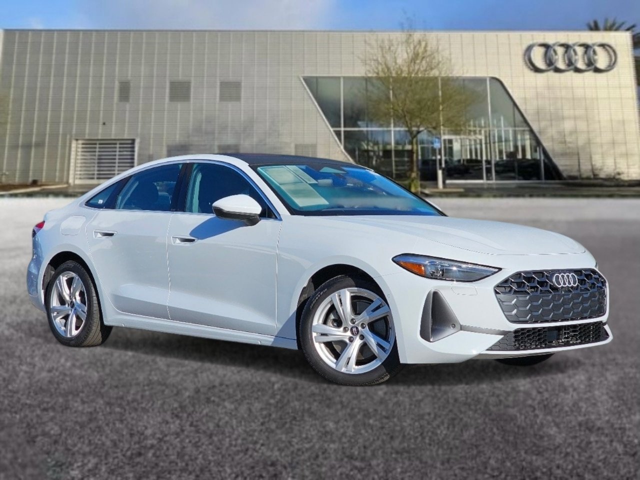 Used 2025 Glacier White Audi 2.0T Premium image 1