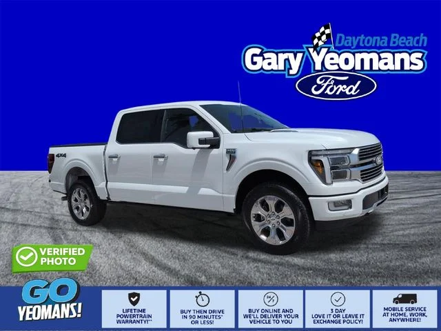 New 2026 Star White Metallic Tri-Coat Ford Platinum® image 1