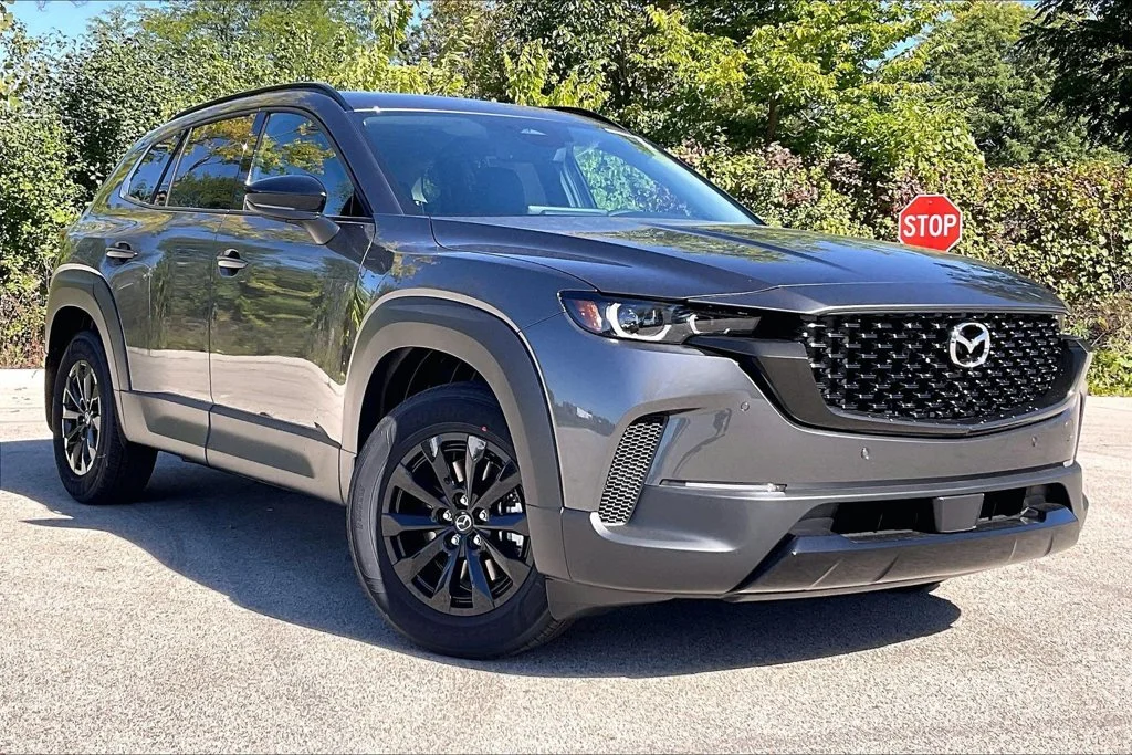 New 2026 Machine Gray Metallic Mazda Premium AWD image 1