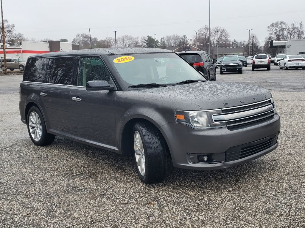 Used 2015 Ford Flex SEL with VIN 2FMHK6C8XFBA20227 for sale in Saginaw, MI