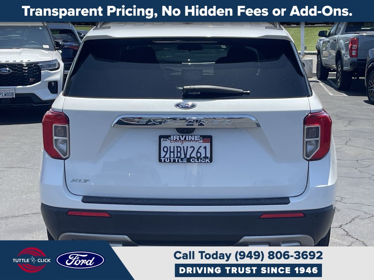 Used 2023 White Ford XLT image 4