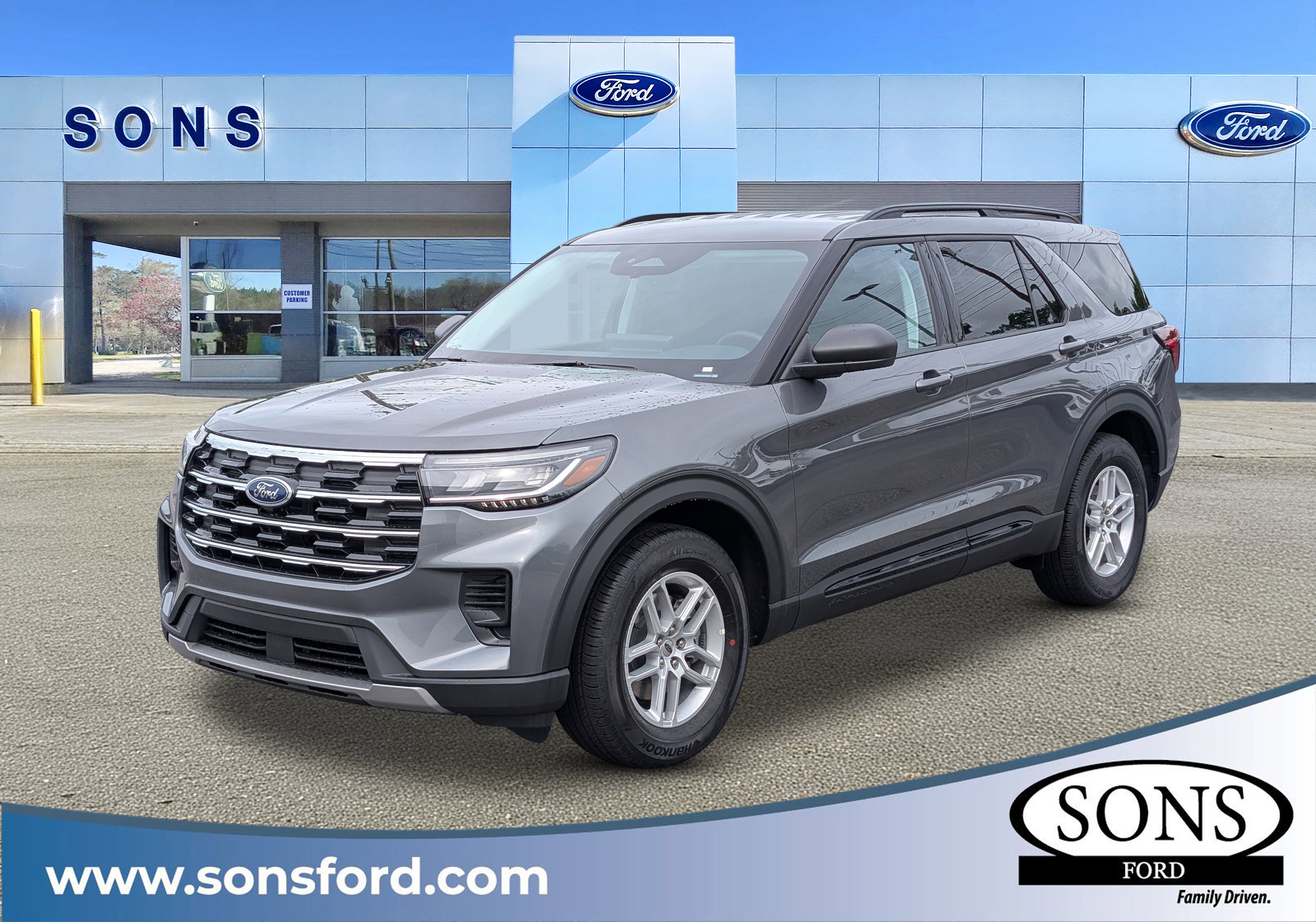 New 2026 Carbonized Gray Metallic FORD Active image 1