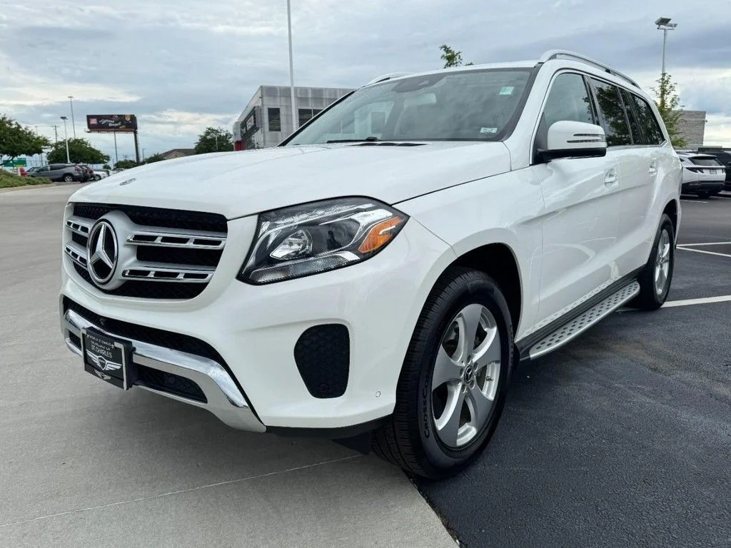 Used 2017 designo Diamond White Metallic Mercedes-Benz GLS 450 image 8