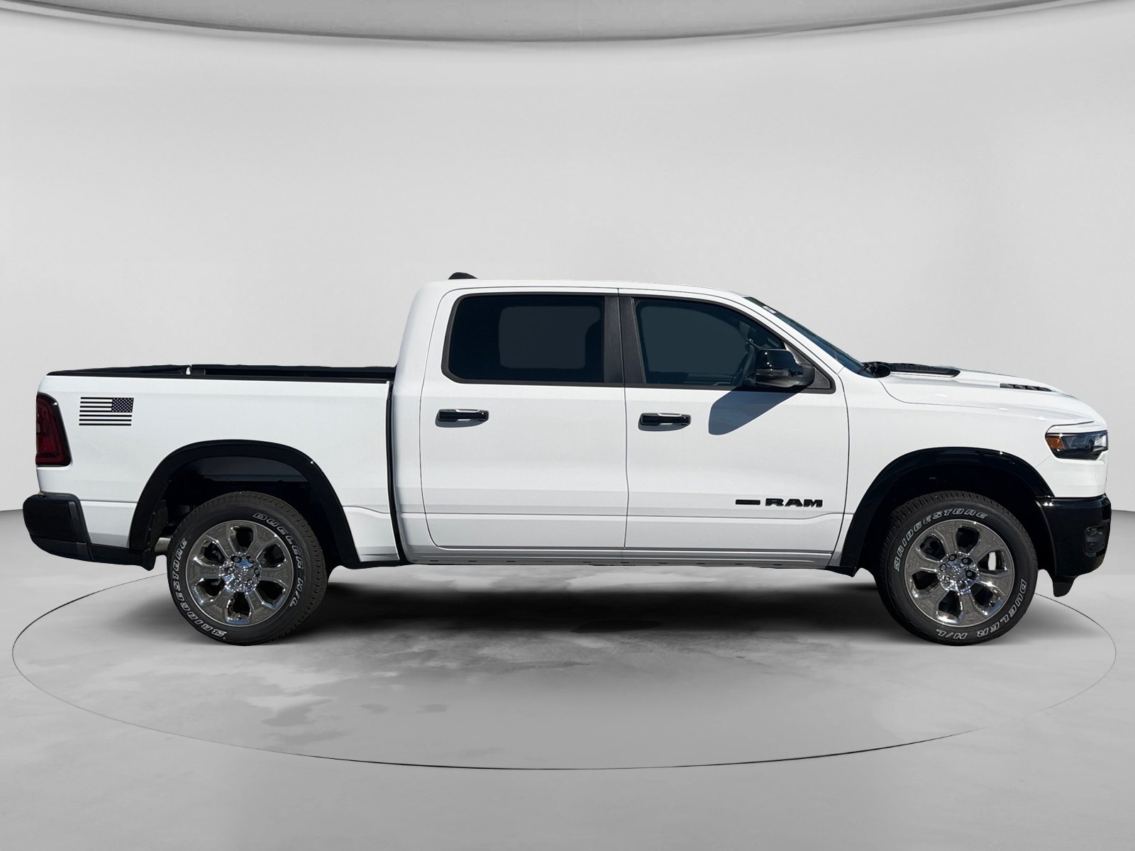 New 2026 Bright White Clear-Coat Exterior Paint RAM Big Horn/Lone Star image 6
